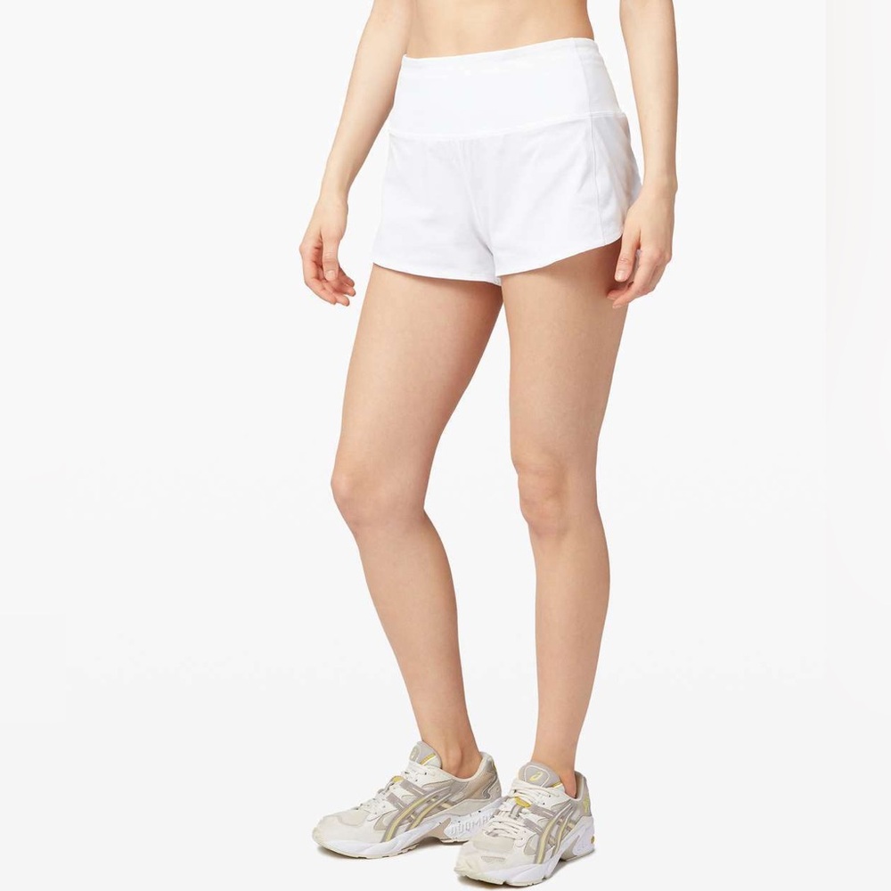 Lululemon Speed Up Short High-Rise 4” | Size 8 | White